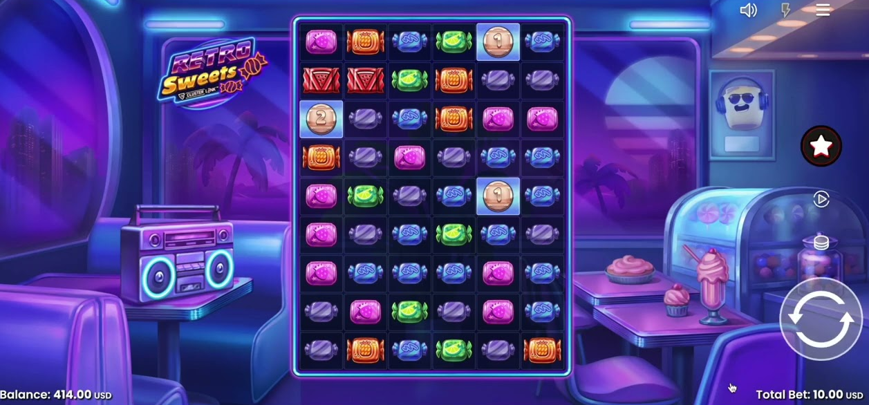 Retro Sweets Push Gaming &mdash; cascadas fruit-reel con RTP 96,16% en Chipy