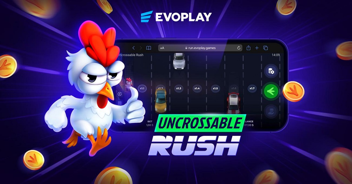 Uncrossable Rush Evoplay &mdash; crash 4x4 con RTP 98,15% en Chipy